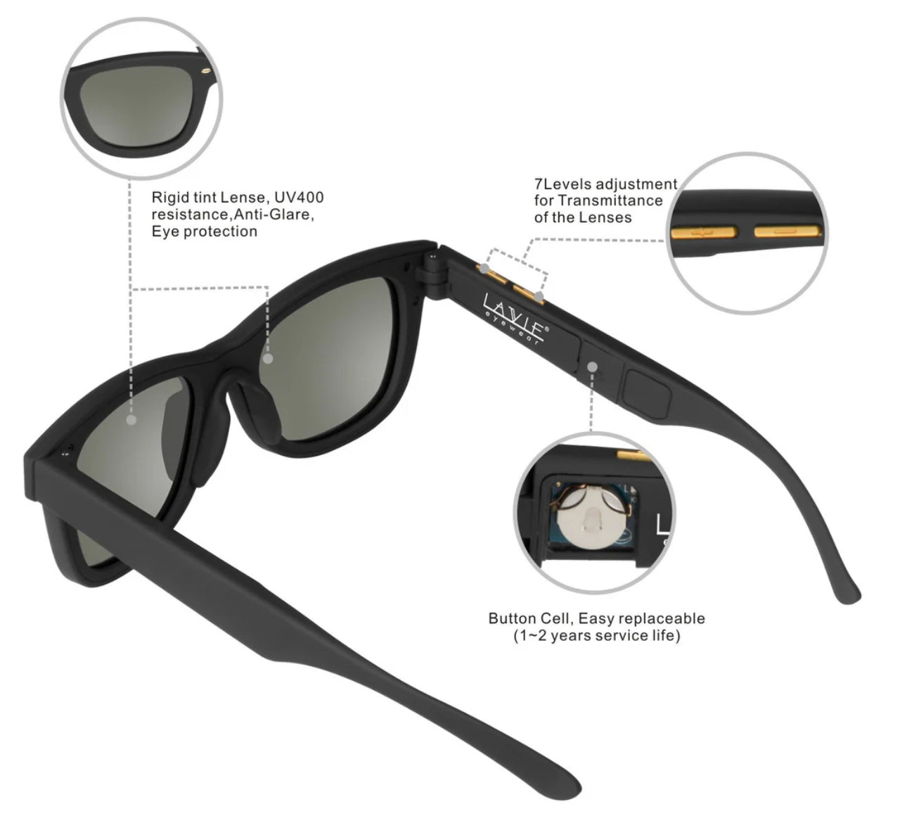 DimEye Manually Adjustable NDSunglasses