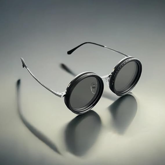 DimEye Adjustable Round Polarized Sunglasses