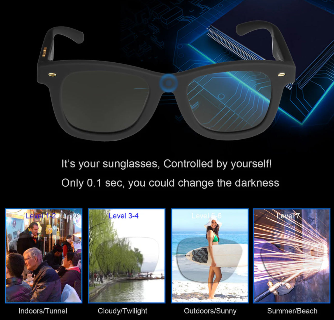 DimEye Manually Adjustable NDSunglasses