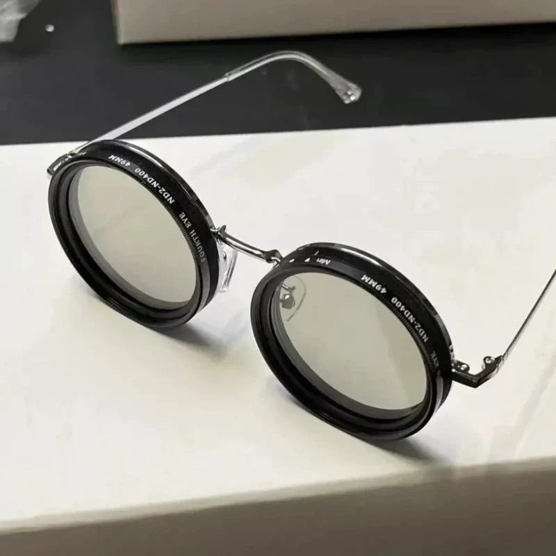 DimEye Adjustable Round Polarized Sunglasses