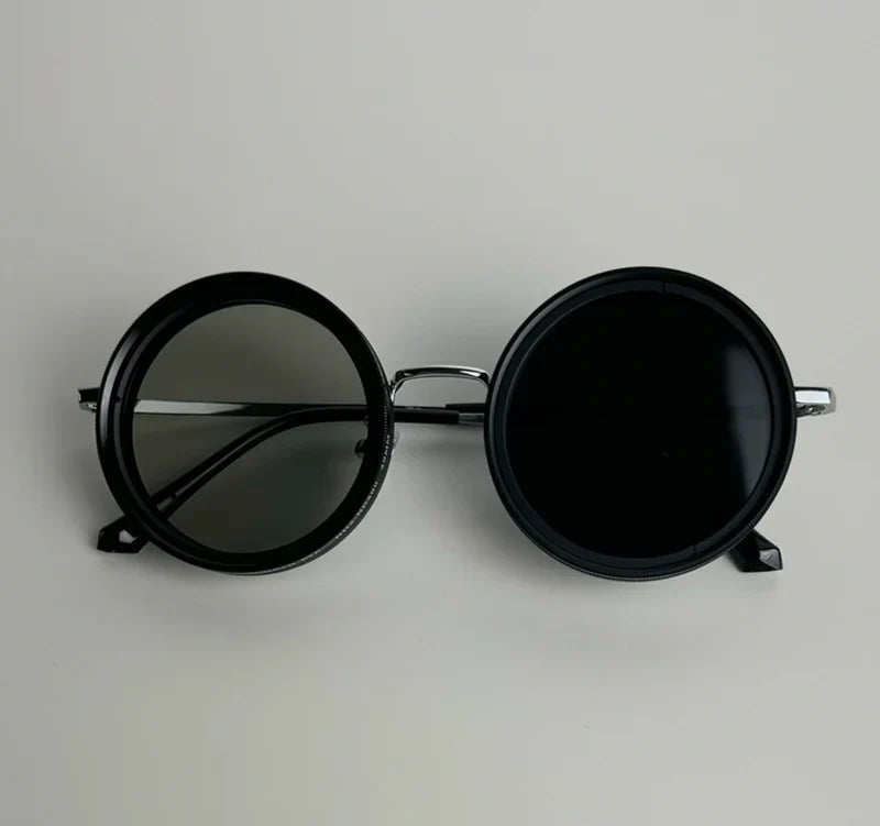 DimEye Adjustable Round Polarized Sunglasses